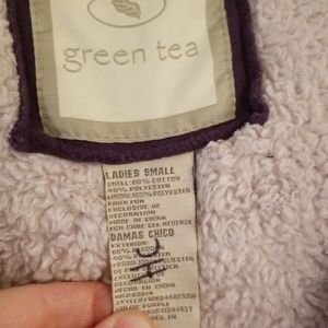 Green tea purple jacket